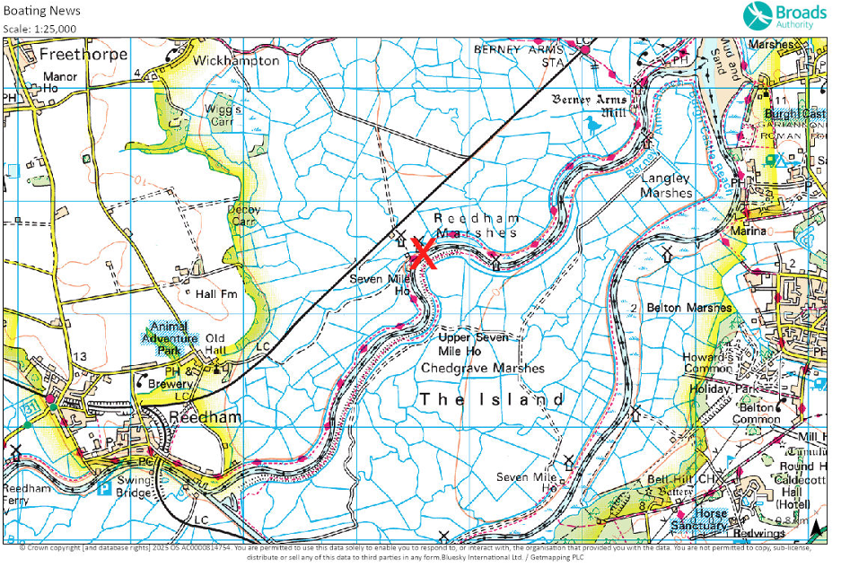 haddiscoe island map